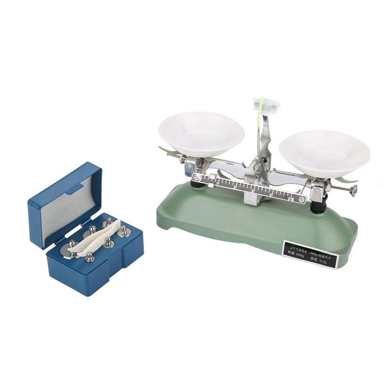 Ejoyous Balance Scale, 200g/0.2g Lab Mechanical Tray Balance Double Pan Scale with Weights for School Chemical Physics Laboratory Teaching - Image 5